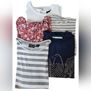 Women's Lot Of 5 Shirts. Great buyer/sellers Bundle. Retail over $150
